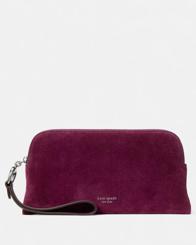 Kate Spade Halo Suede Wristlet